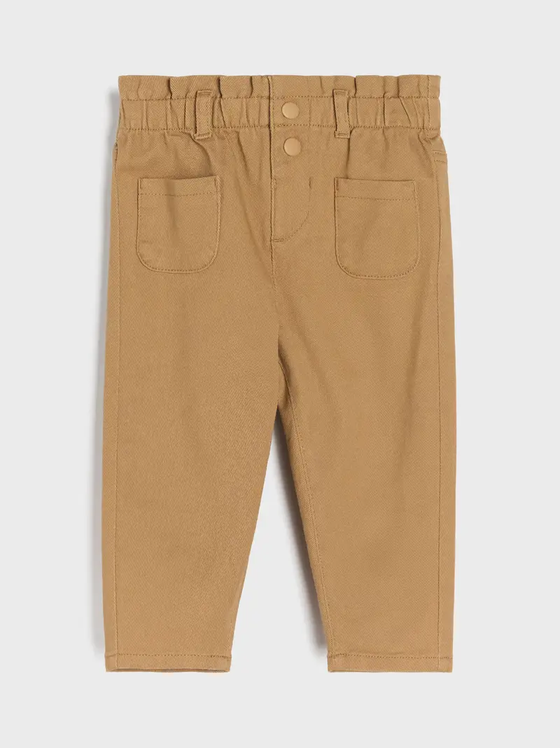 Jeans paperbag - beige miniatura 2