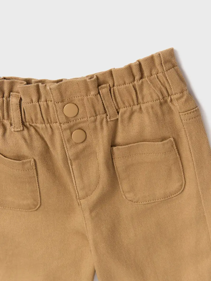 Jeans paperbag - beige miniatura 3