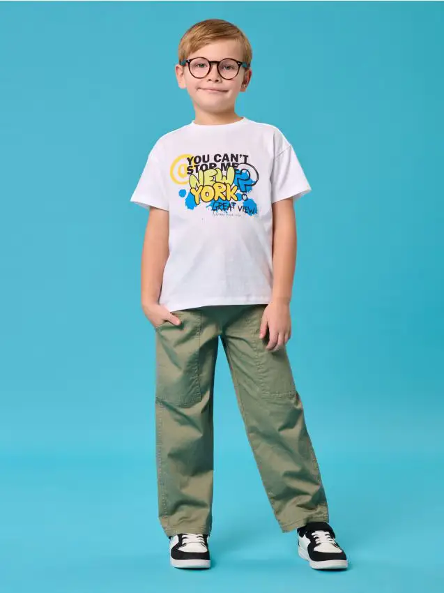 Jeans pull on - verde