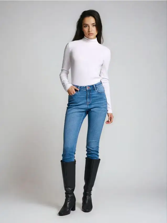 Jeans slim - blu scuro