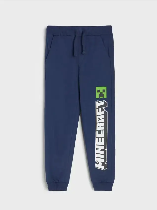 Jogger Minecraft - blu scuro