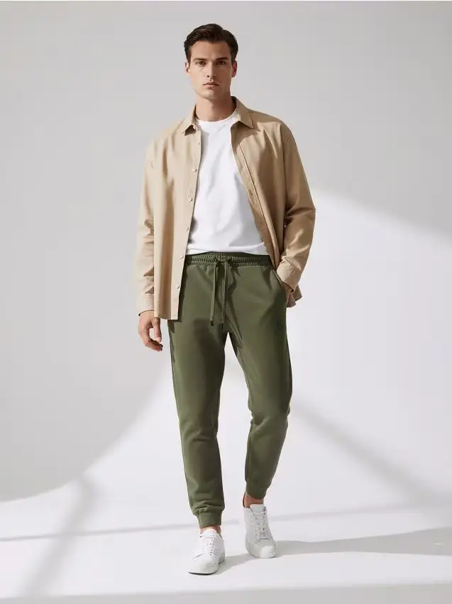 Jogger - verde-giallo