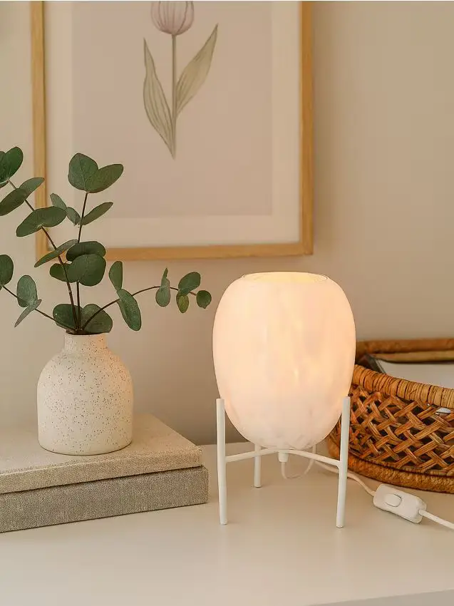 Lampada da tavolo - bianco