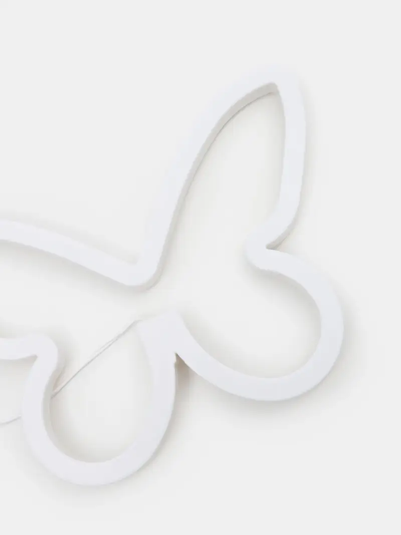 Lampada LED a forma di farfalla - bianco miniatura 5