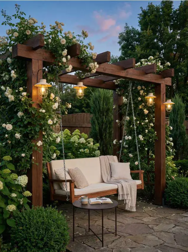 Lampada LED solare sospesa - beige