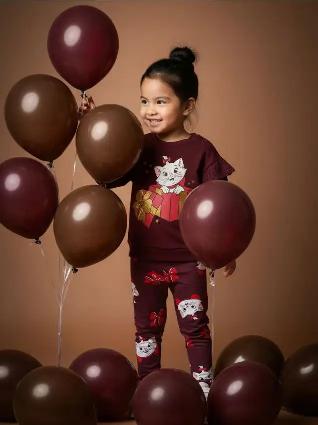 Leggings in cotone The Aristocats - bordeaux