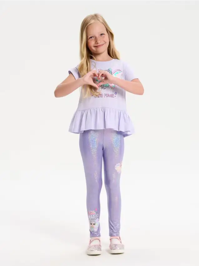 Leggings L O L Surprise - argento