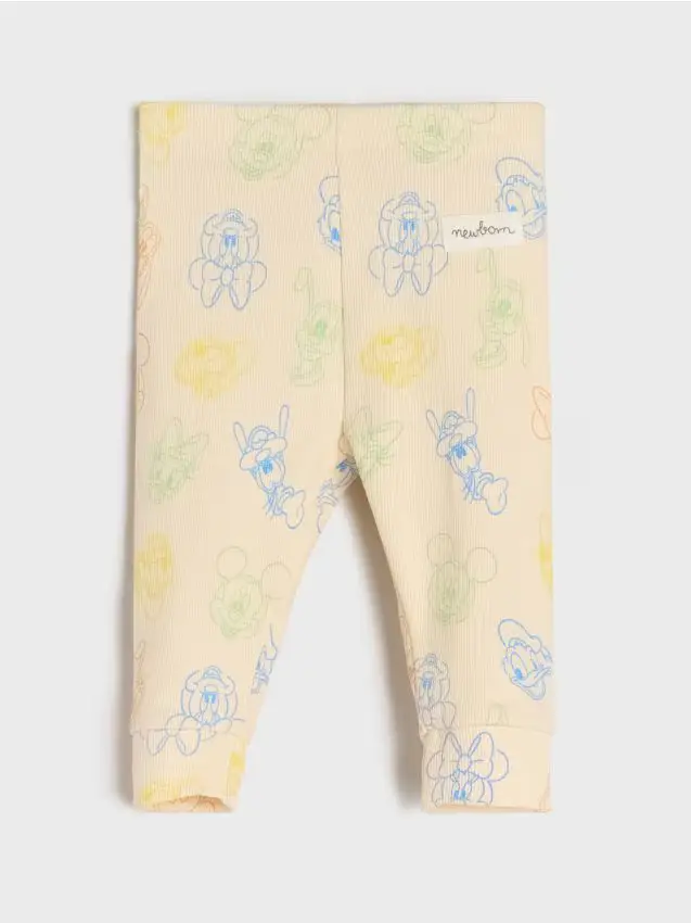 Leggings Mickey Mouse - panna