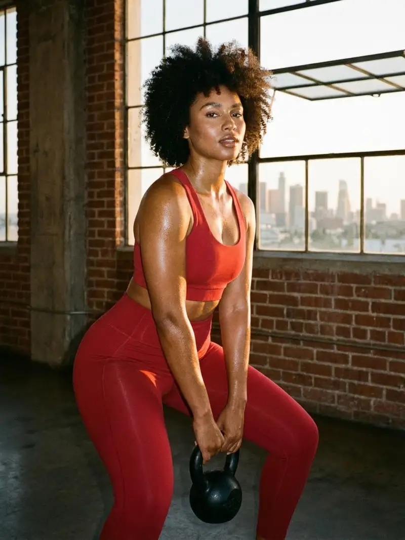 Leggings sportivi - maroon miniatura 2