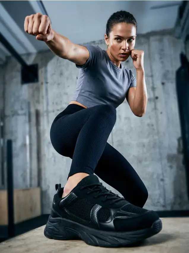 Leggings sportivi senza cuciture - nero