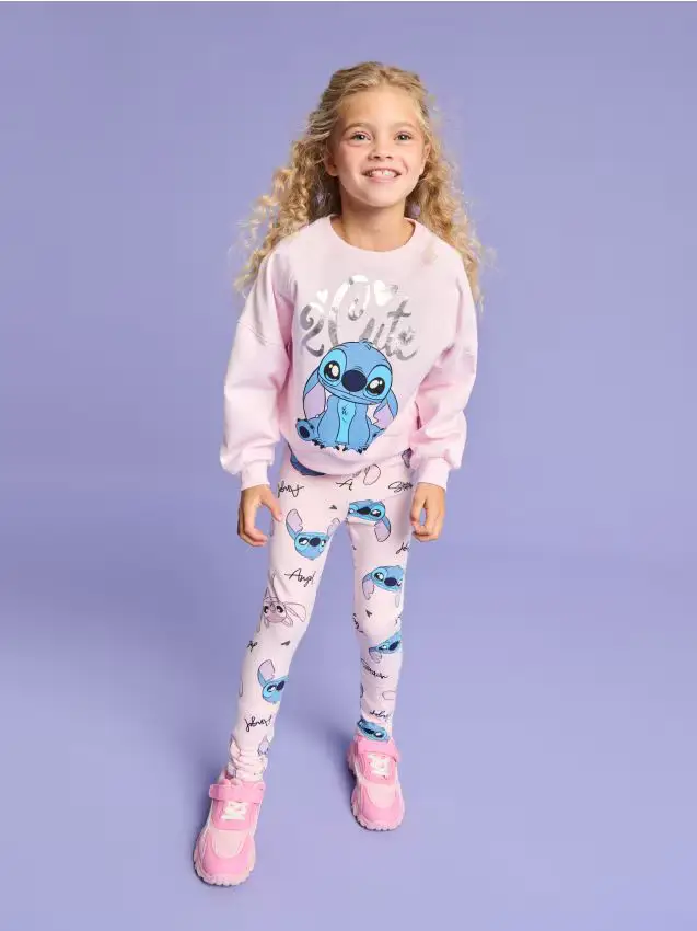 Leggings Stitch - rosa