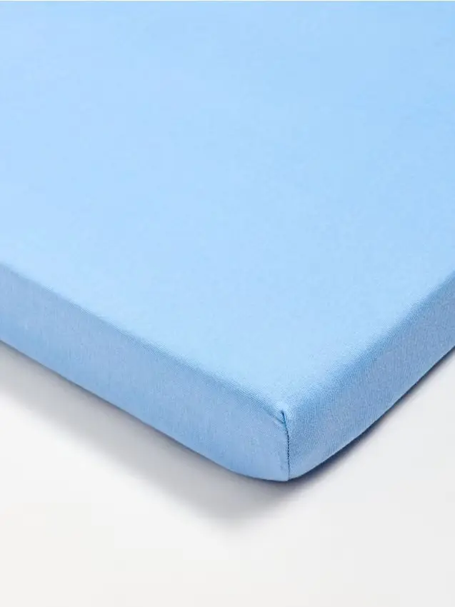 Lenzuolo con elastico - blu pallido