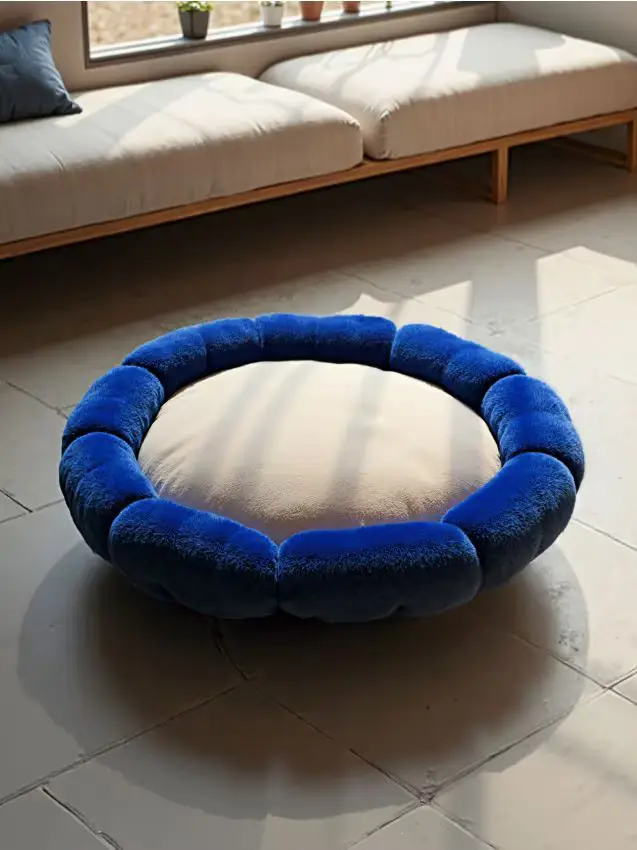 Letto per animali - blu scuro