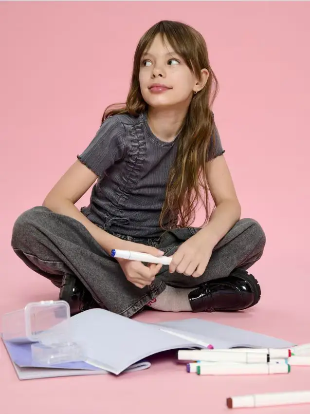 Maglietta a maniche corte - antracite