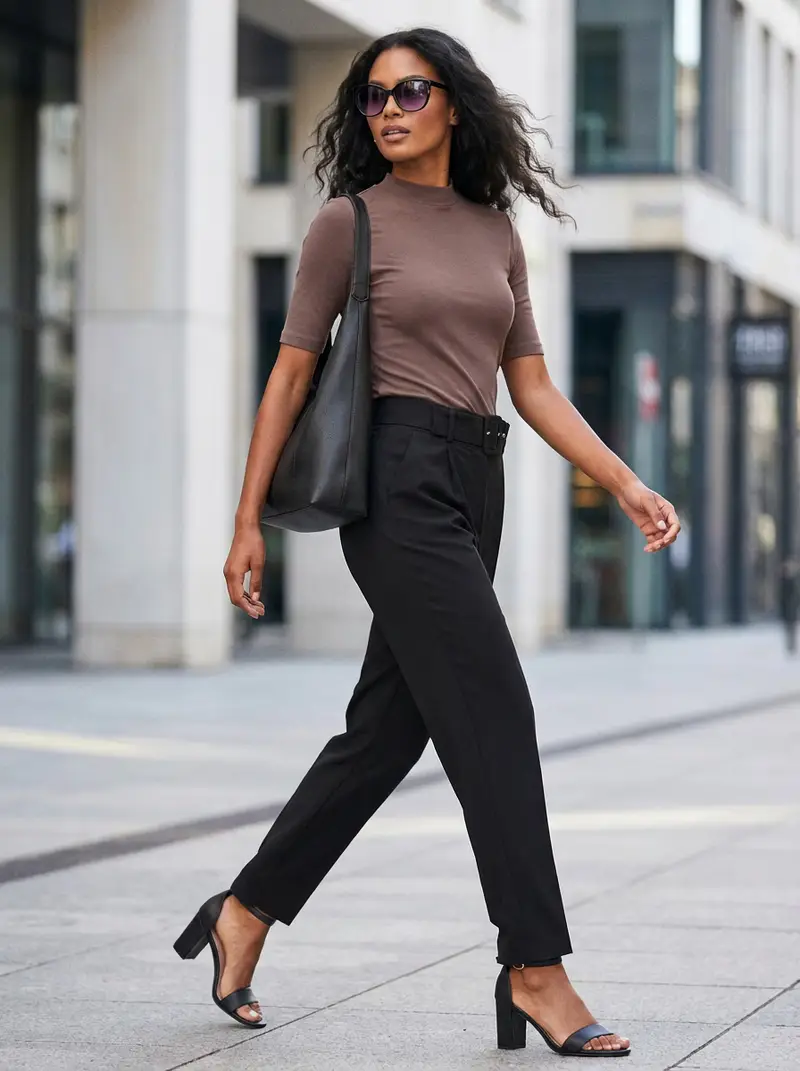 Maglietta a maniche corte - caffè Caffè miniatura 2