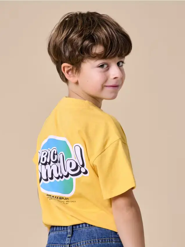 Maglietta a maniche corte - giallo