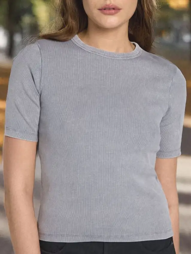 Maglietta a maniche corte - grigio chiaro