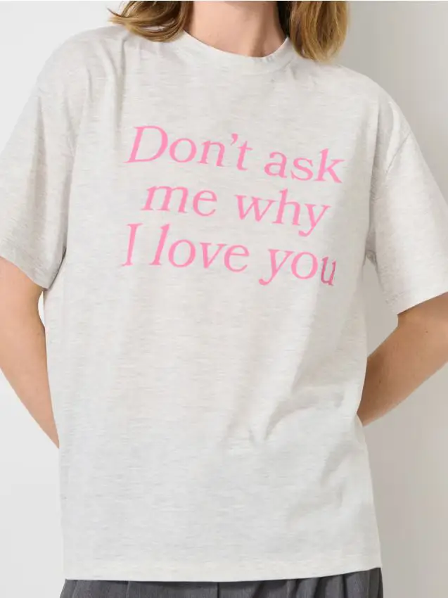 Maglietta a maniche corte - grigio chiaro