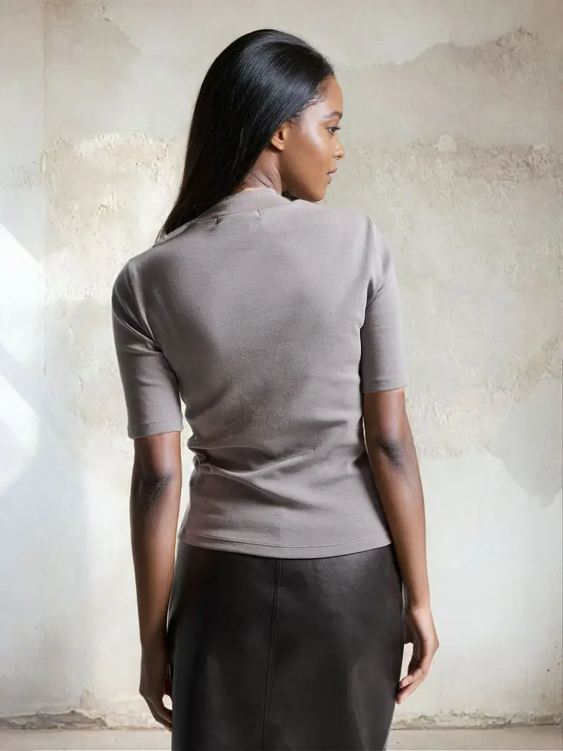 Maglietta a maniche corte - grigio medio miniatura 4