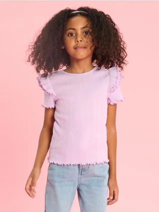 Maglietta a maniche corte - lavanda