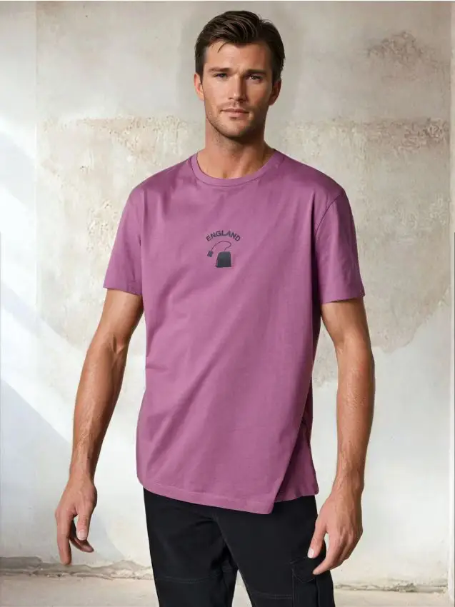 Maglietta a maniche corte - malva