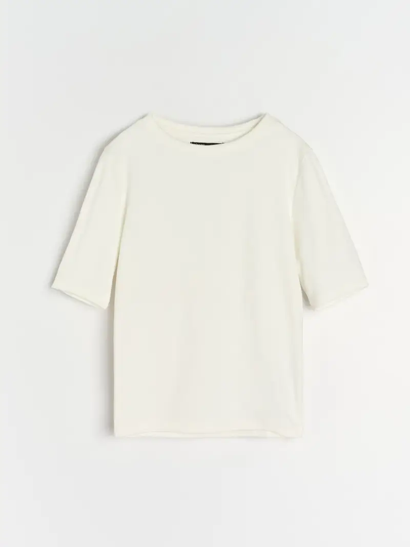Maglietta a maniche corte - panna miniatura 4
