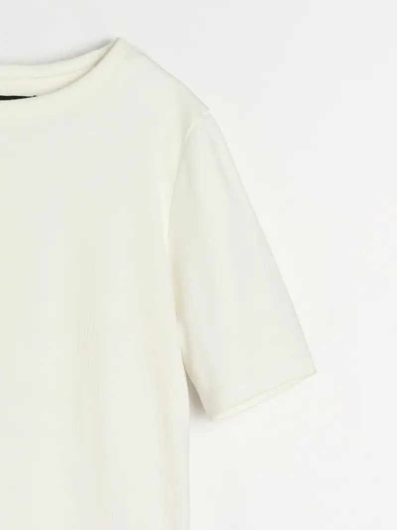 Maglietta a maniche corte - panna miniatura 5