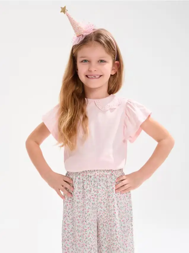 Maglietta a maniche corte - rosa pastello