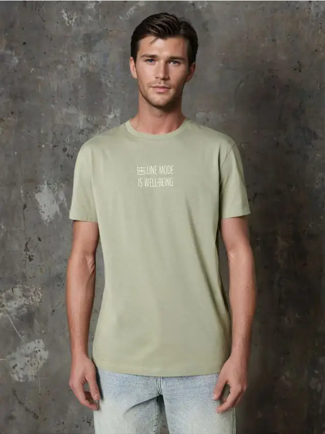 Maglietta a maniche corte - verde chiaro