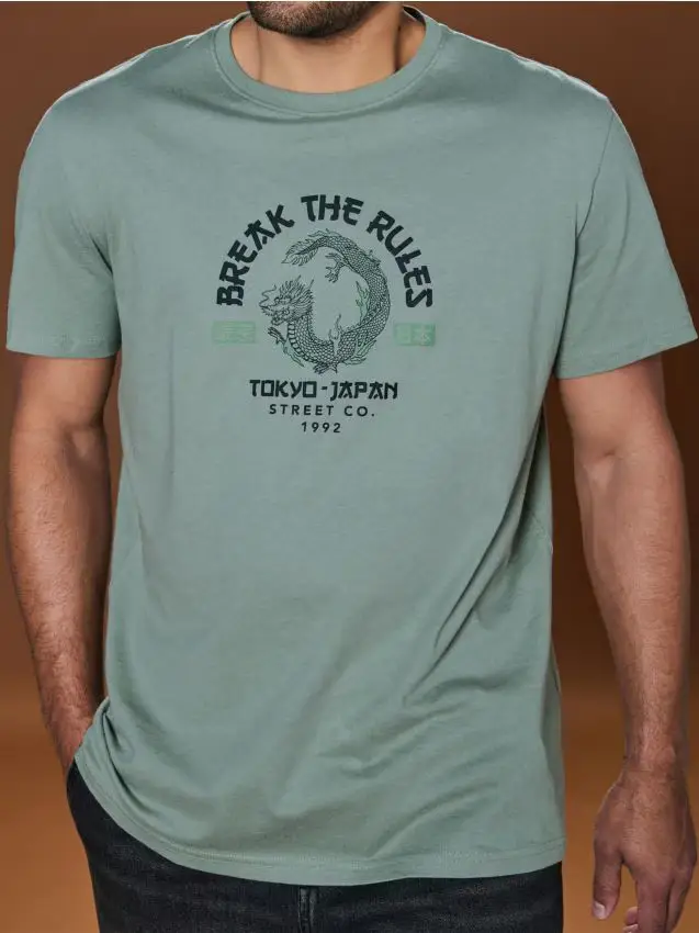 Maglietta a maniche corte - verde chiaro