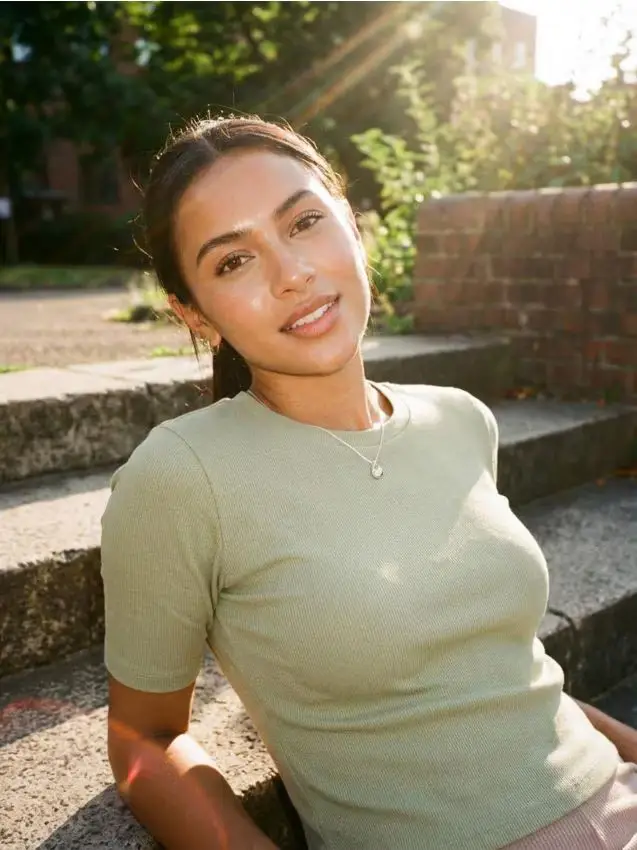 Maglietta a maniche corte - verde oliva caldo