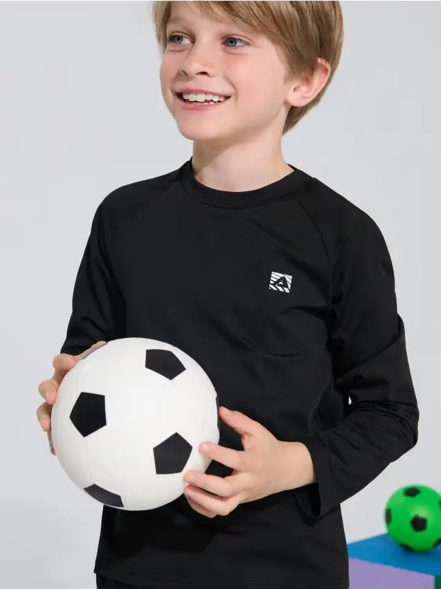 Maglietta a maniche lunghe Active - nero