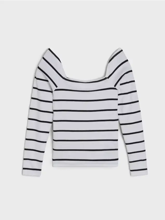 Maglietta a maniche lunghe - bianco