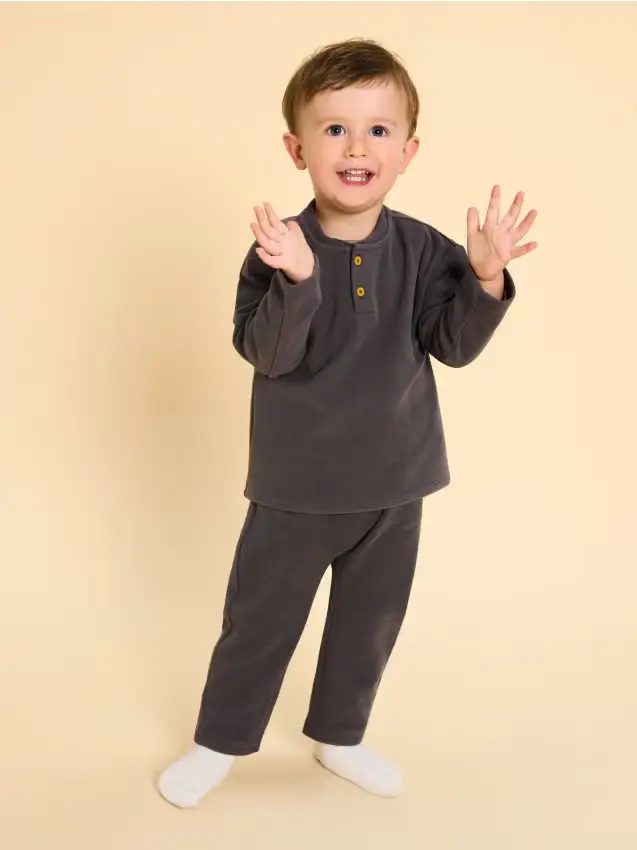 Maglietta a maniche lunghe - grigio medio