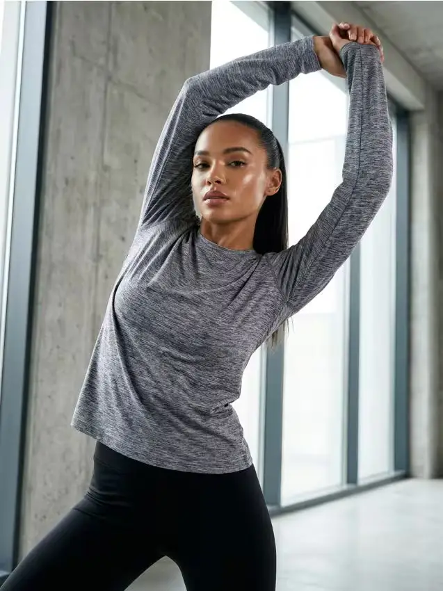 Maglietta a maniche lunghe - grigio scuro