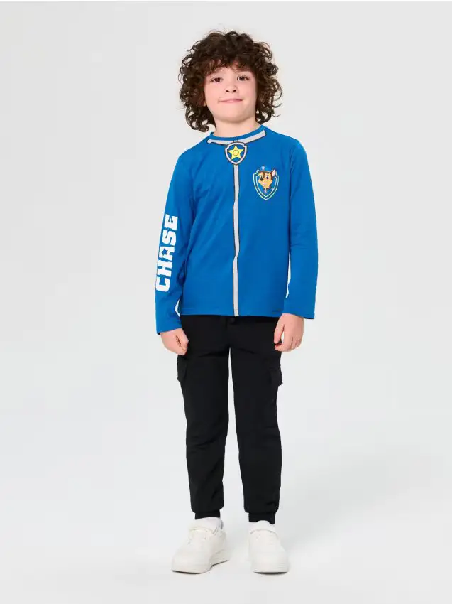 Maglietta a maniche lunghe PAW Patrol - blu scuro