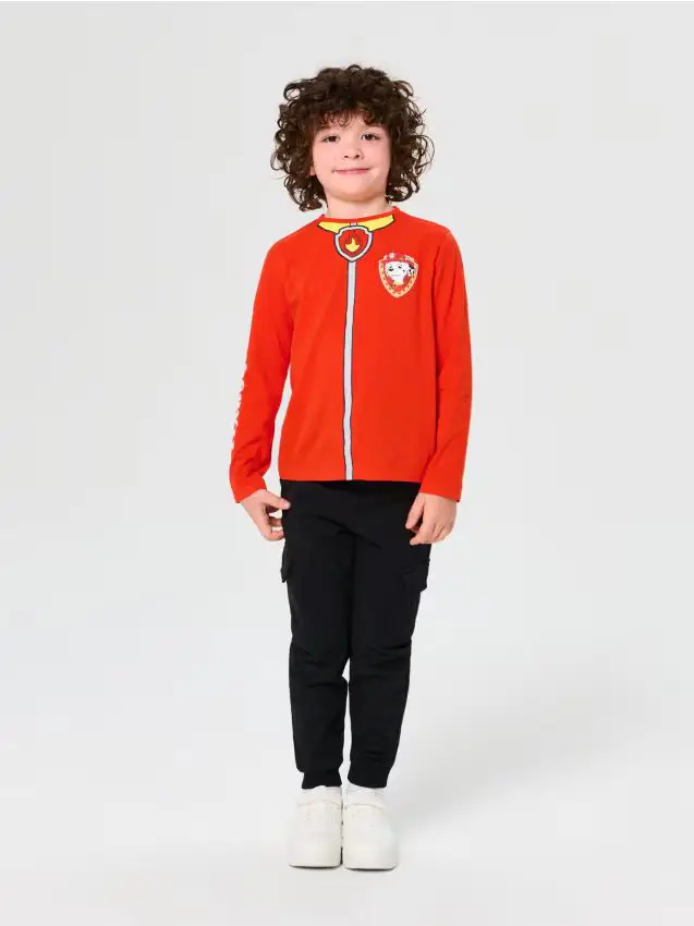 Maglietta a maniche lunghe PAW Patrol - rosso