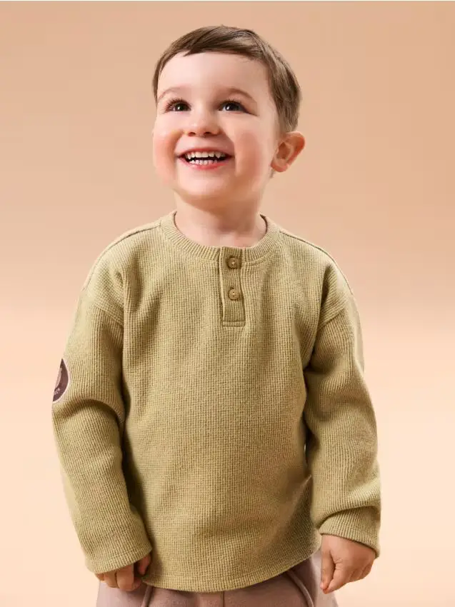 Maglietta a maniche lunghe - verde pallido