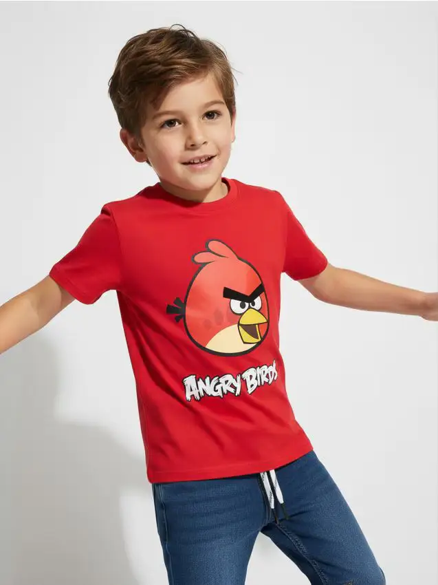 Maglietta Angry Birds - rosso