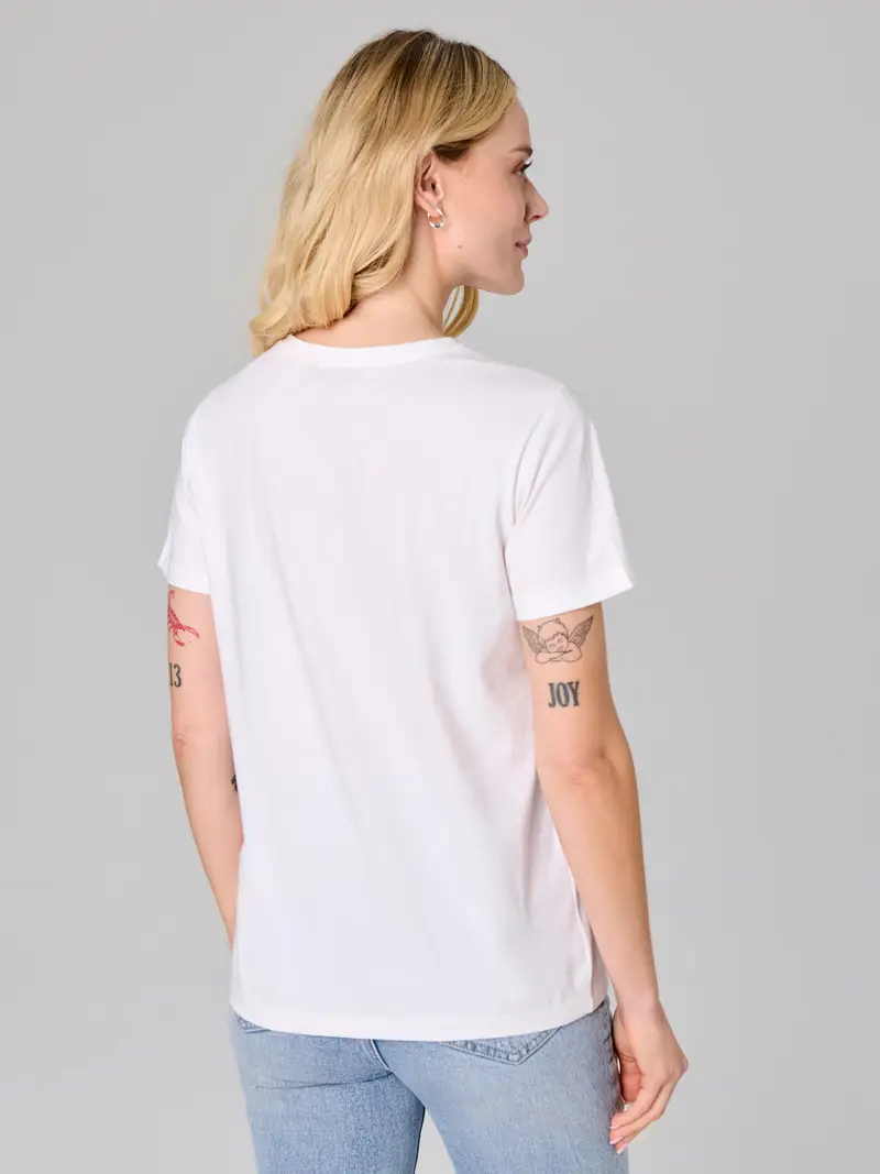 Maglietta basic - bianco miniatura 5