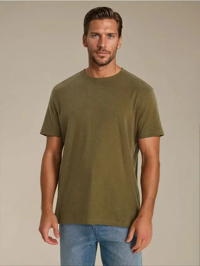 Maglietta basic - khaki
