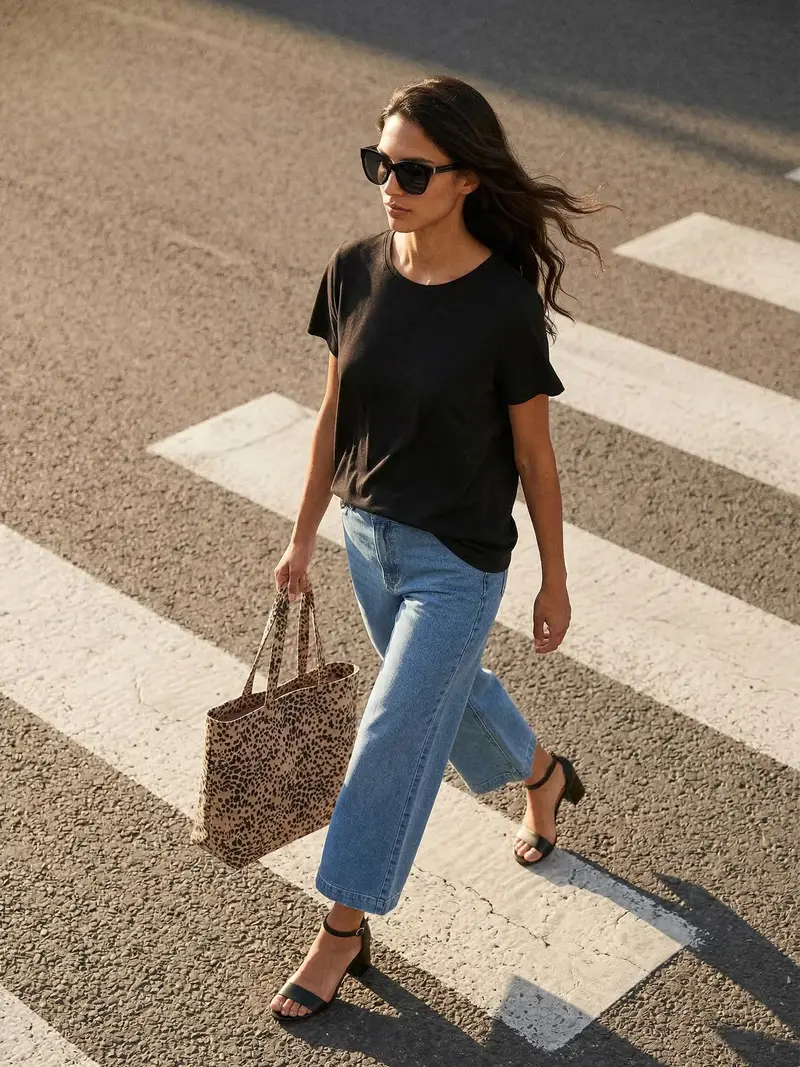 Maglietta basic - nero miniatura 2