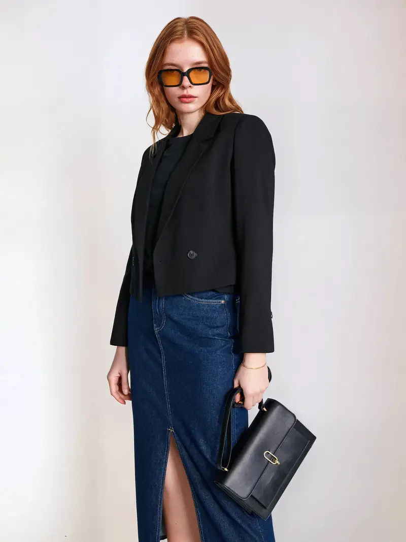 Maglietta basic - nero miniatura 4