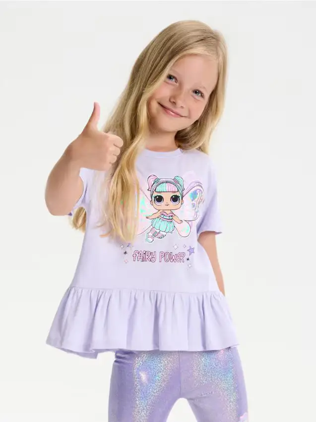 Maglietta con paillettes L O L Surprise - lavanda