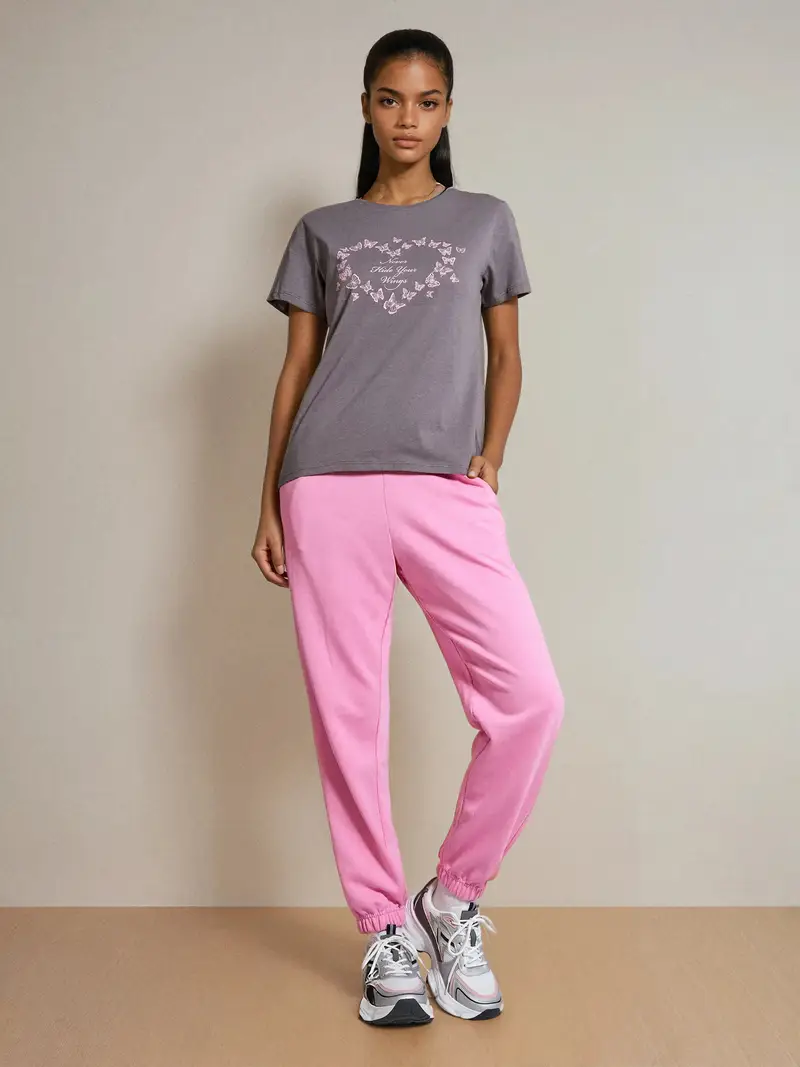 Maglietta con stampa - grigio scuro miniatura 3