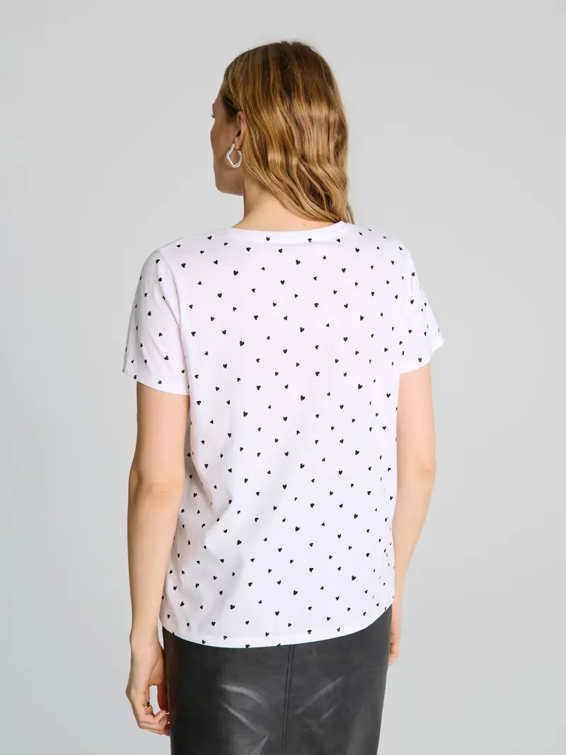 Maglietta con stampa - panna miniatura 4