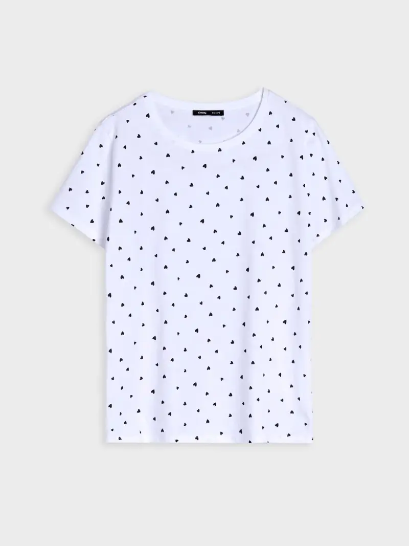 Maglietta con stampa - panna miniatura 5