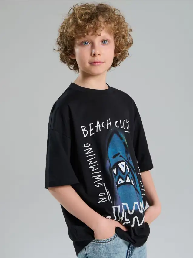 Maglietta Jaws - nero