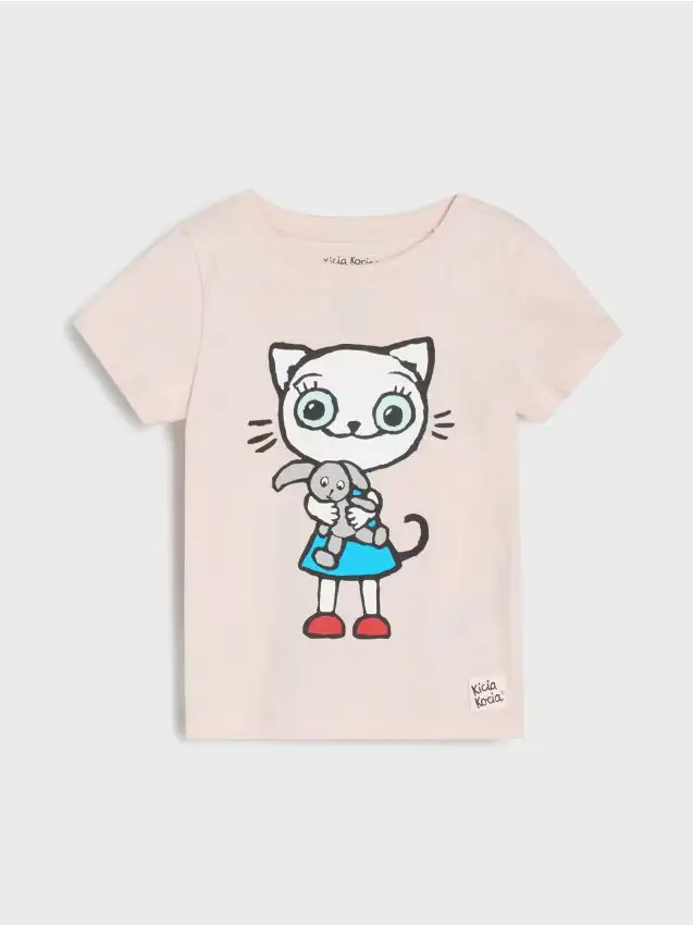 Maglietta Kitty Kotty - rosa pastello