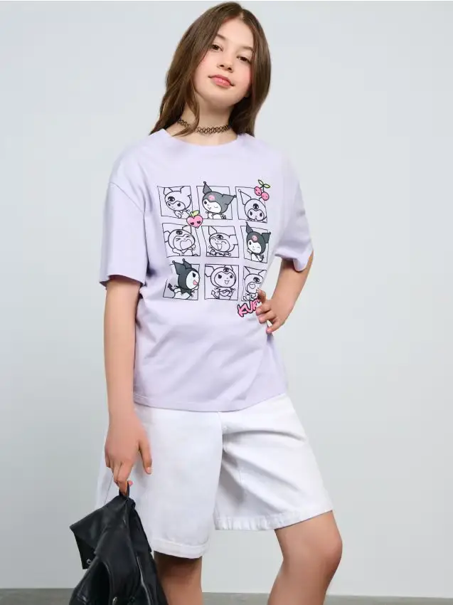 Maglietta Kuromi - lavanda